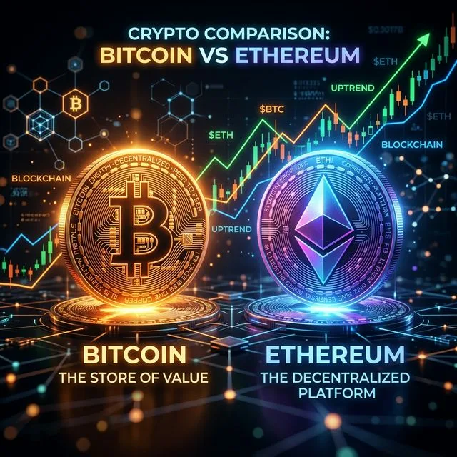Bitcoin vs Ethereum
