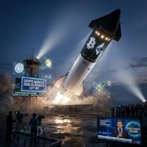 For crypto, SpaceX's stock market debut could go either way